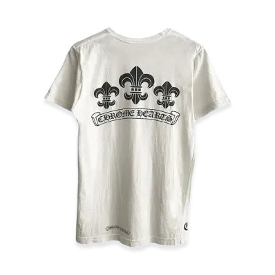 Chrome Hearts Triple Fleur Logo Pocket S/S T-Shirt "White"