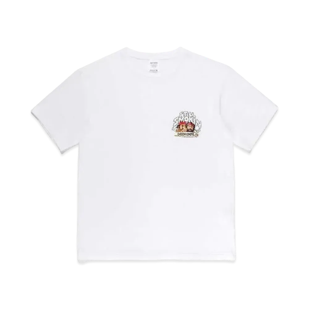 WACKO MARIA STILL SMOKIN' / WASHED HEAVY WEIGHT T-SHIRT #2 "White"