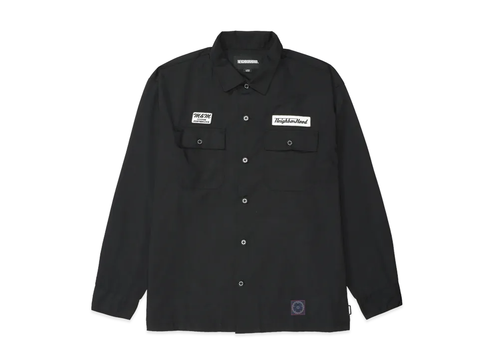 NEIGHBORHOOD x M&M . Classic Work Shirt LS 