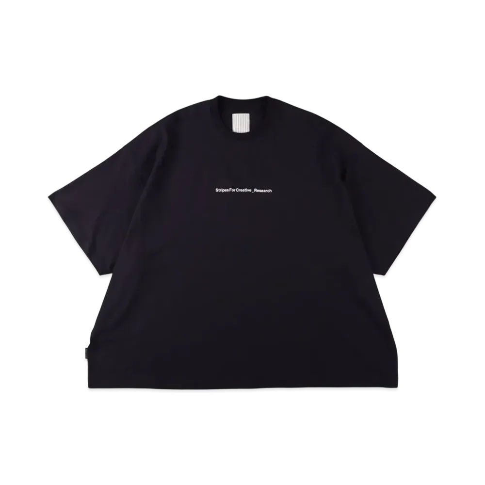 S.F.C / Stripes For Creative x ADVANCED RESEARCH Super Big SS Tee "Navy"