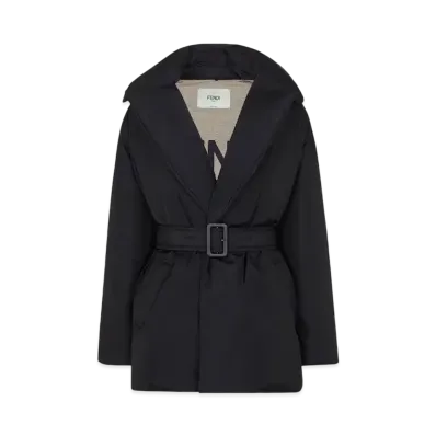 FENDI Women's Puffer Nylon Jacket "Black"
