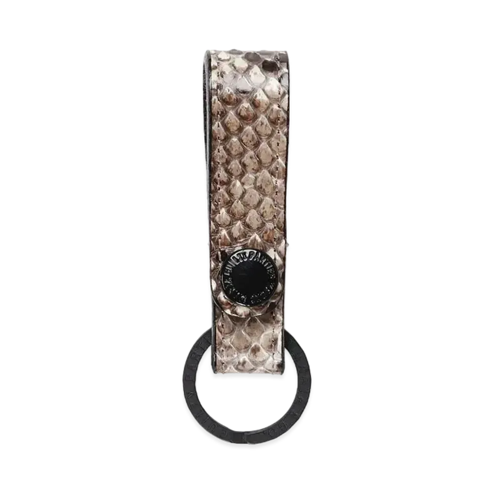 WACKO MARIA PYTHON LEATHER KEY HOLDER "White"