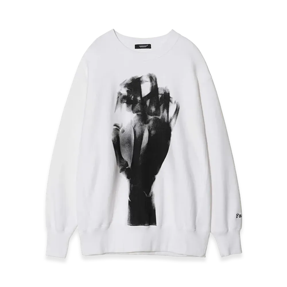 UNDERCOVER Cotton Sweat Pullover "White"