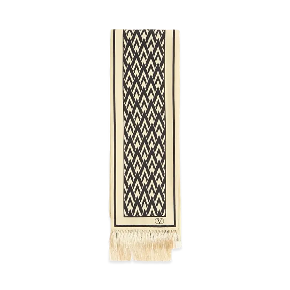 Valentino Garavani Women's Scarf "Neutrals/Black"
