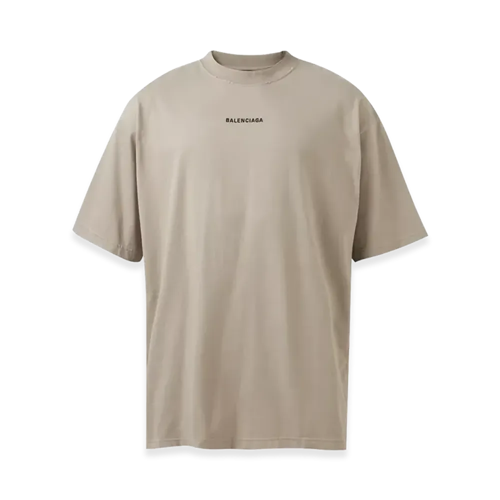 BALENCIAGA T-shirt in Cotton Jersey "Beige"