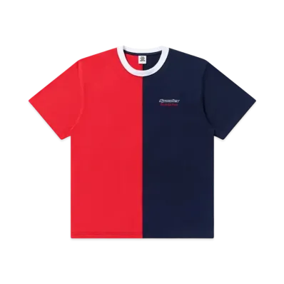 BlackEyePatch Spandex Logo 2 Tone Tee "Red/Navy"