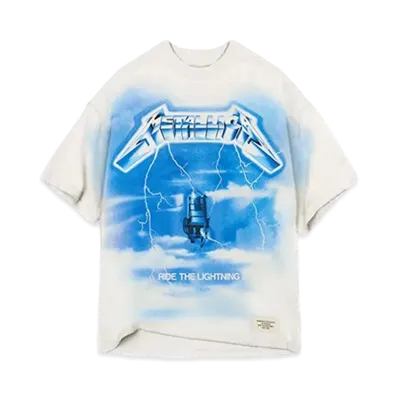 REPRESENT x METALLICA Ride The Lightning T-Shirt "Flat White"