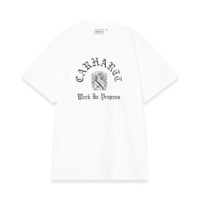 Carhartt WIP S/S Coat Of Arms T-Shirt "White(Heavy Stone Wash)"
