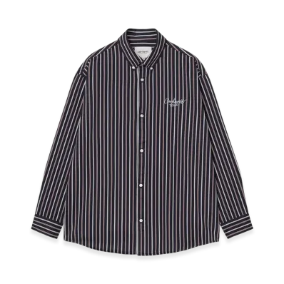 Carhartt WIP L/S Palance Shirt "Palance Stripe Dark Navy"