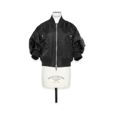 sacai Nylon Twill Blouson "Black"