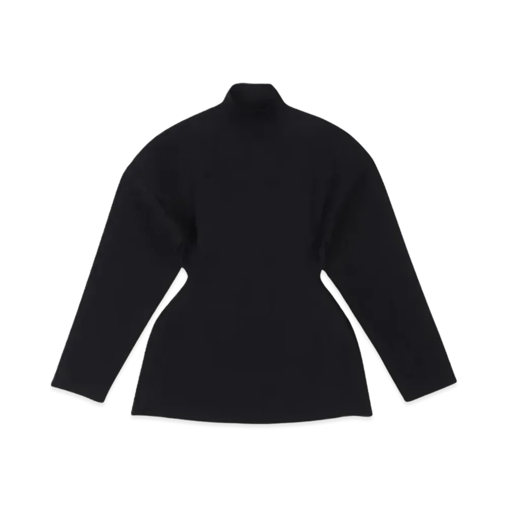 BALENCIAGA Women's Hourglass Turtlenecks "Black"