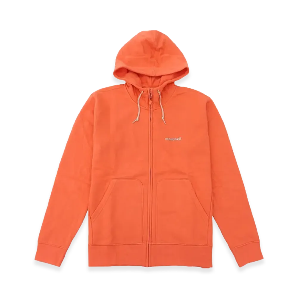 mont-bell Cotton Sweat Zip Parka "Coral Pink"