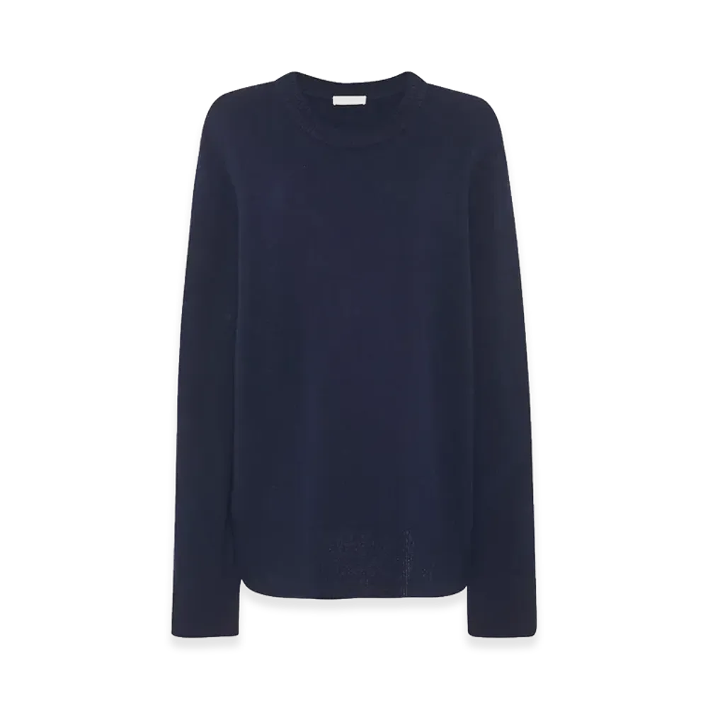 The Row Women's Sibem Sweater "Dark Navy"