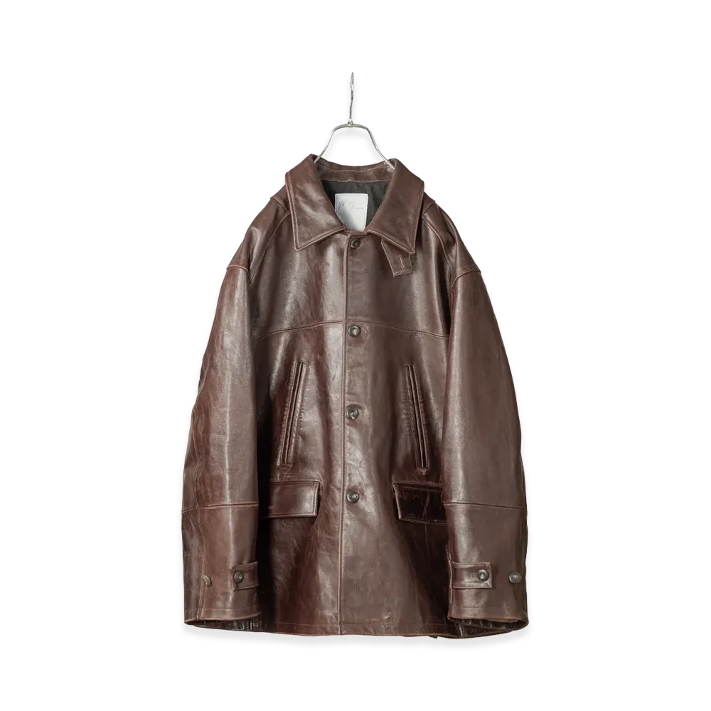 ANCELLM H.L Half Coat "Brown"