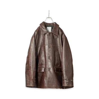 ANCELLM H.L Half Coat "Brown"