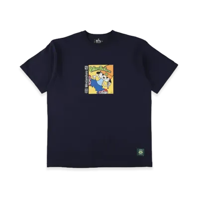 WIND AND SEA x Parappa The Rapper Parappa Cover Tee "Navy"