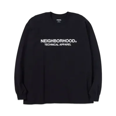 NEIGHBORHOOD NH-4 / C-TEE . LS "Black"