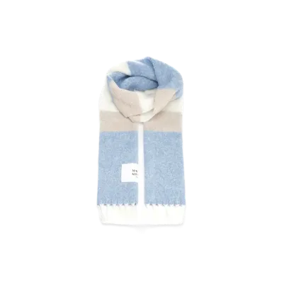 Maison Kitsune Women's Alpaca Blend Scarf "Multicolour"