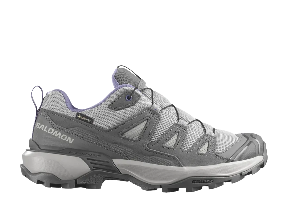 Salomon Women's X Ultra 360 Leather GORE-TEX "Paloma/Dark Gull Gray"