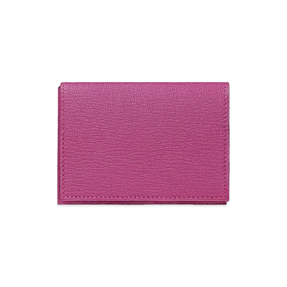 Hermes Guernesey Card Holder "Magnolia"