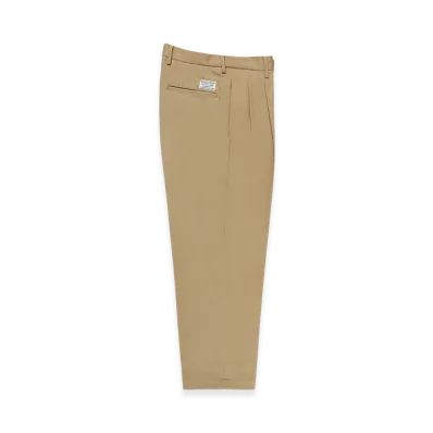 WACKO MARIA Double Pleated Chino Trousers "Beige"