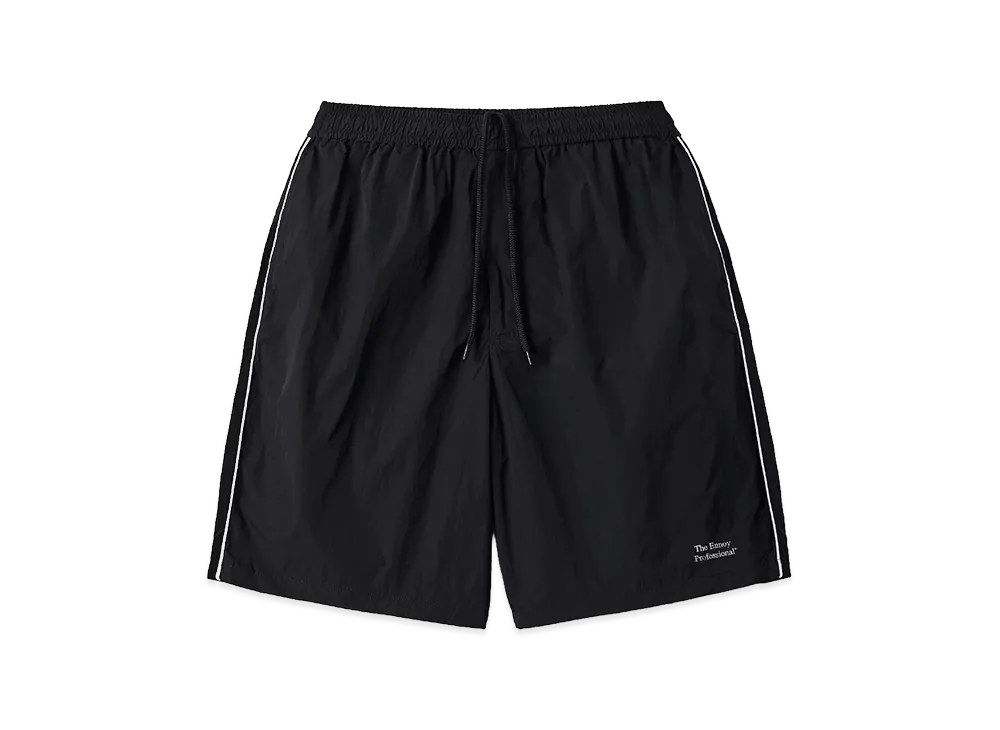 ENNOY Stylistshibutsu Piping Nylon Shorts "Black/White"