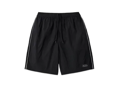 ENNOY Stylistshibutsu Piping Nylon Shorts "Black/White"