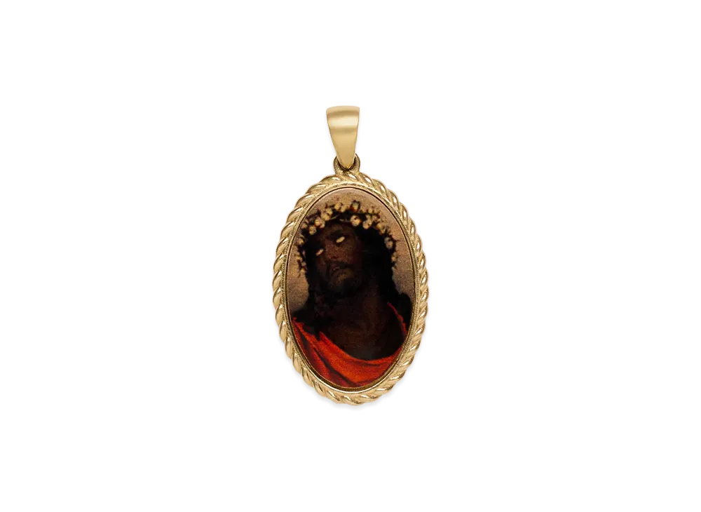 DENIM TEARS Black Jesus Pendant "Multi"