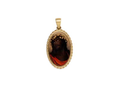 DENIM TEARS Black Jesus Pendant "Multi"