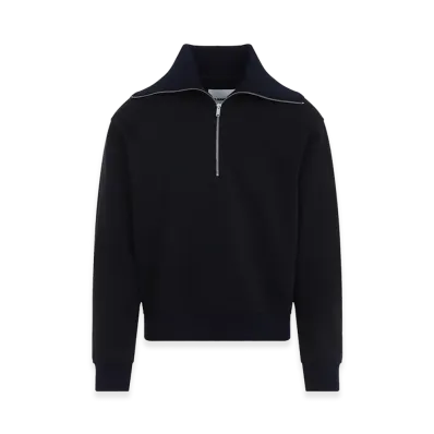 Jil Sander Cotton Sweatshirt "Navy Blue"