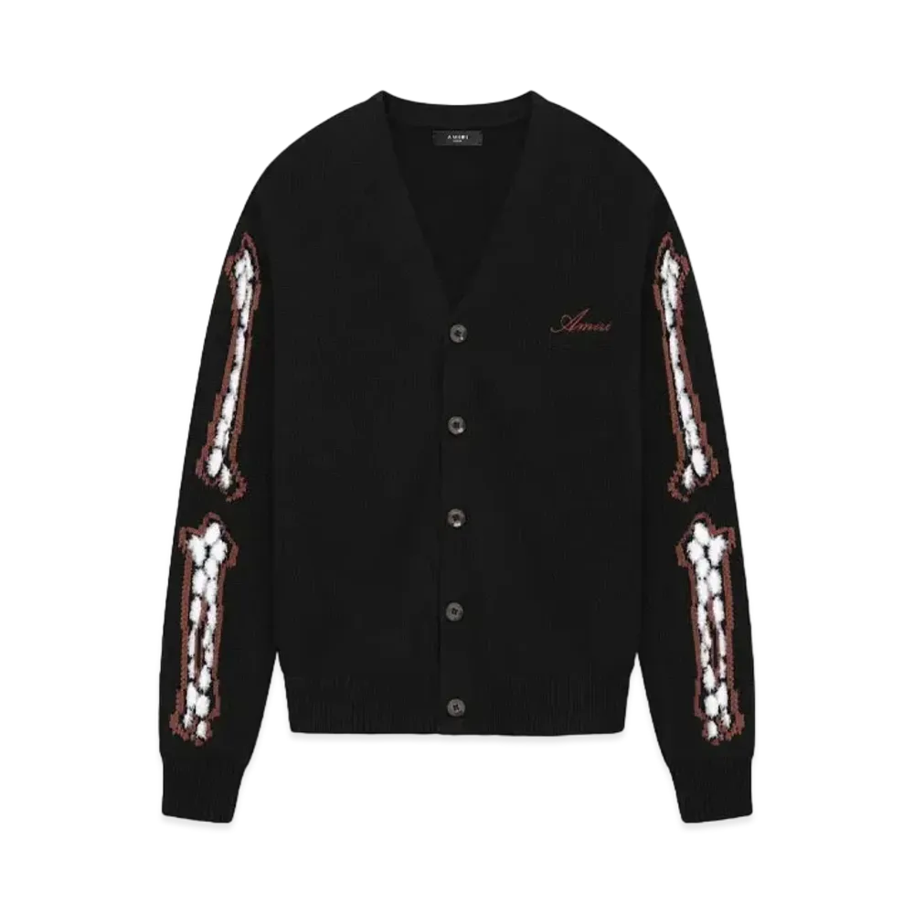 AMIRI Women'S Bones Cardigan "Black"
