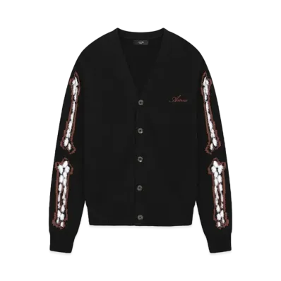 AMIRI Women'S Bones Cardigan "Black"