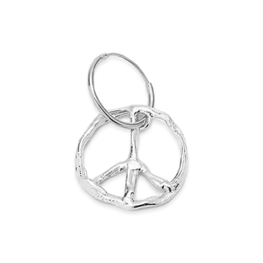 FACETASM x Vibe Harslof Peace Earring "Silver"
