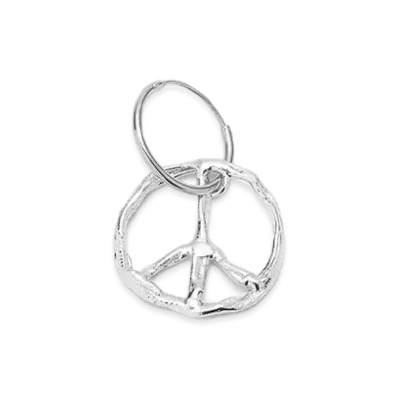 FACETASM x Vibe Harslof Peace Earring "Silver"