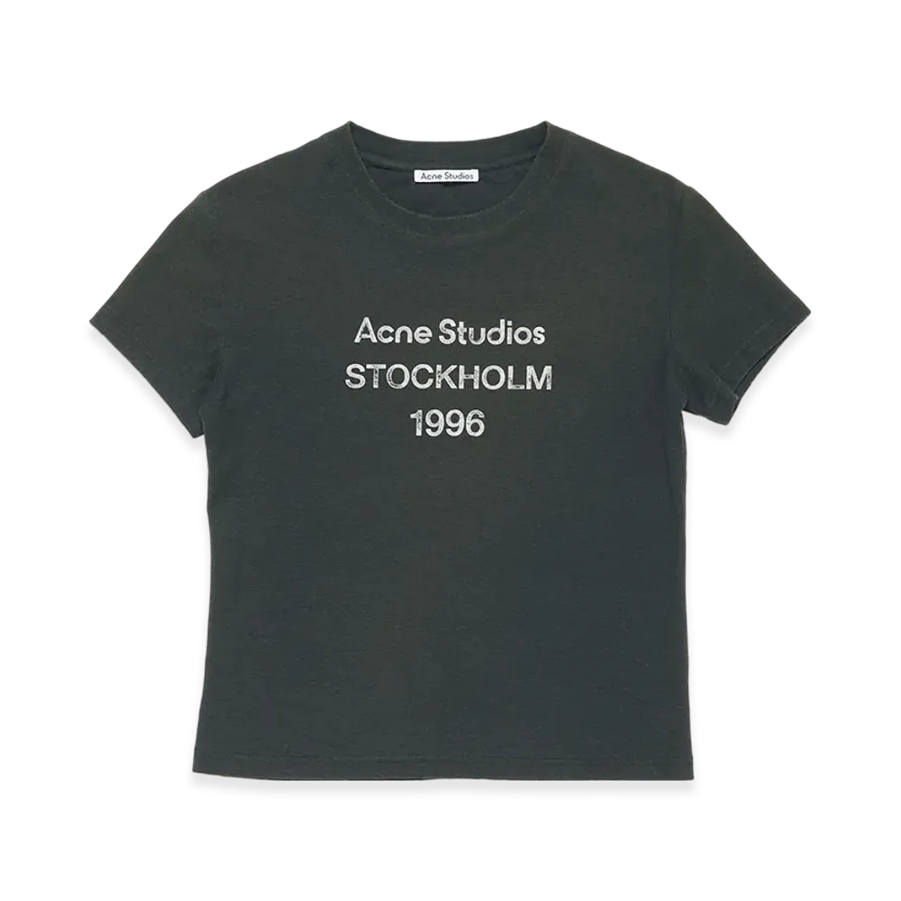 Acne Studios Logo T-Shirt "Faded Black"