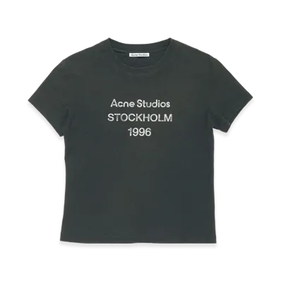 Acne Studios Logo T-Shirt "Faded Black"