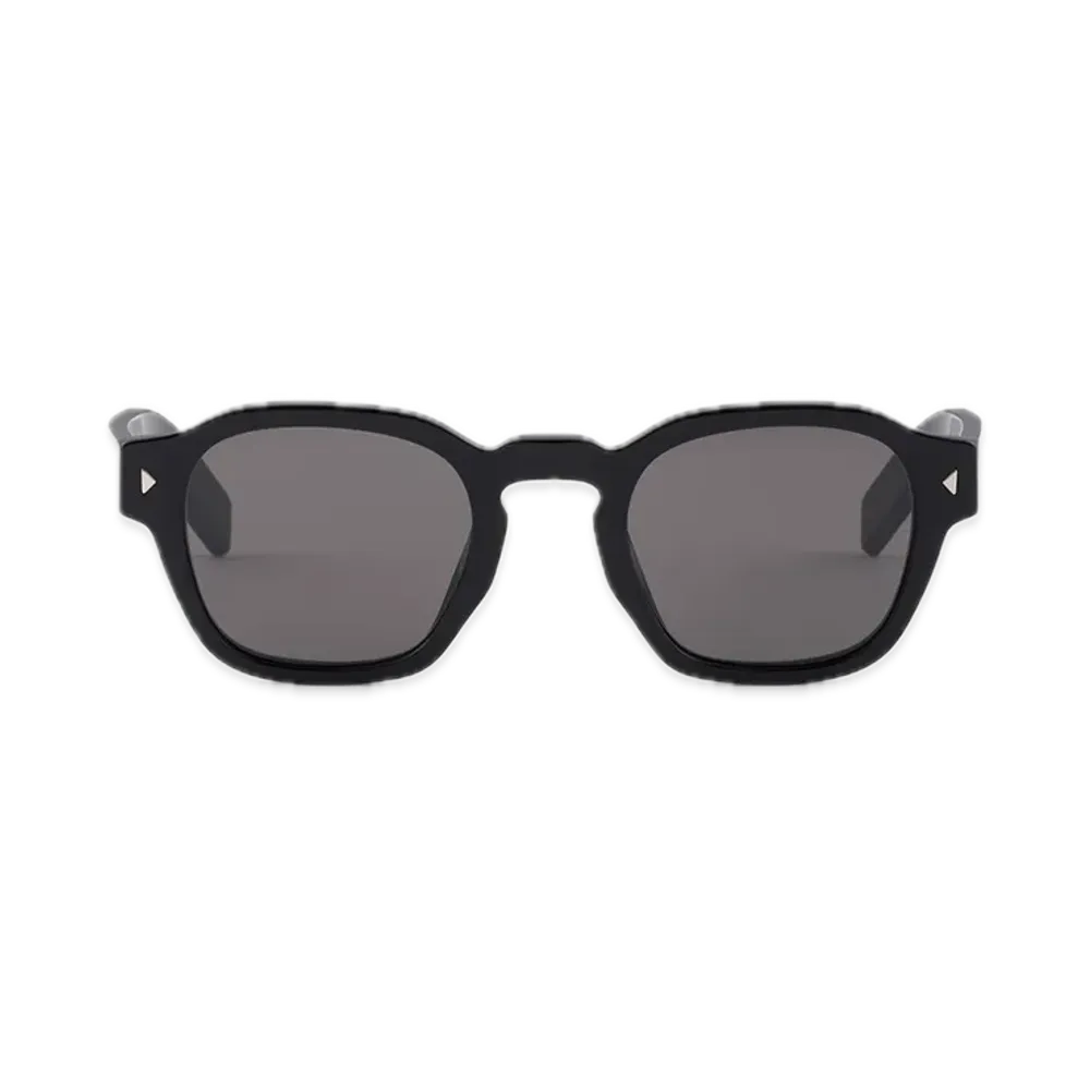 PRADA Sunglasses with Iconic Metal Plate "Lenses Ardoise Christo"