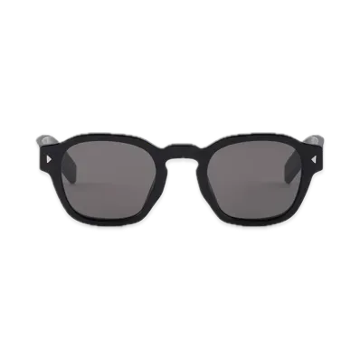 PRADA Sunglasses with Iconic Metal Plate "Lenses Ardoise Christo"