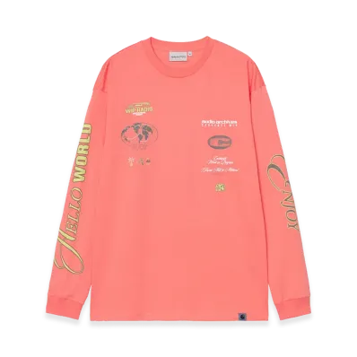 Carhartt WIP Audio Archives WIP L/S T-Shirt "Audioarchives Orange"