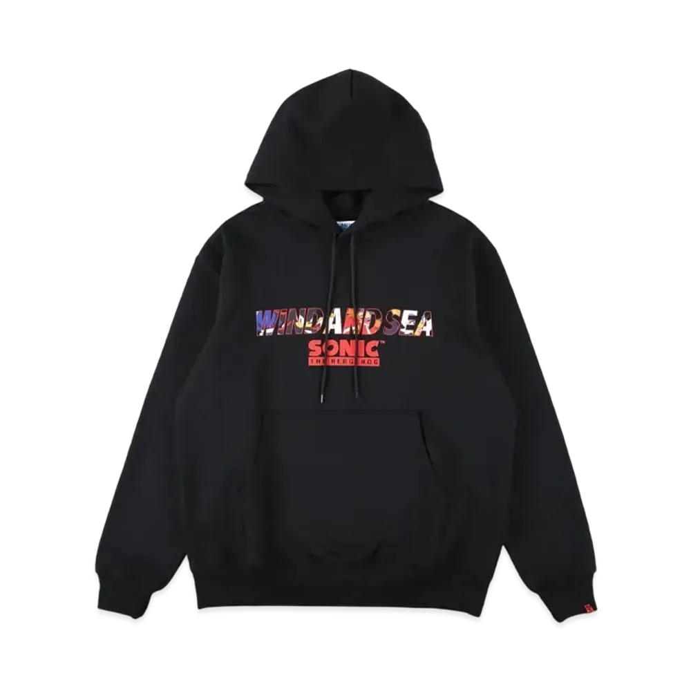 WIND AND SEA x Sonic The Hedgehog Hooded Sweatshirt "Black"