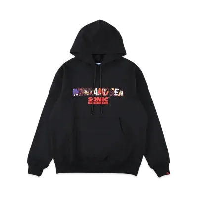 WIND AND SEA x Sonic The Hedgehog Hooded Sweatshirt "Black"