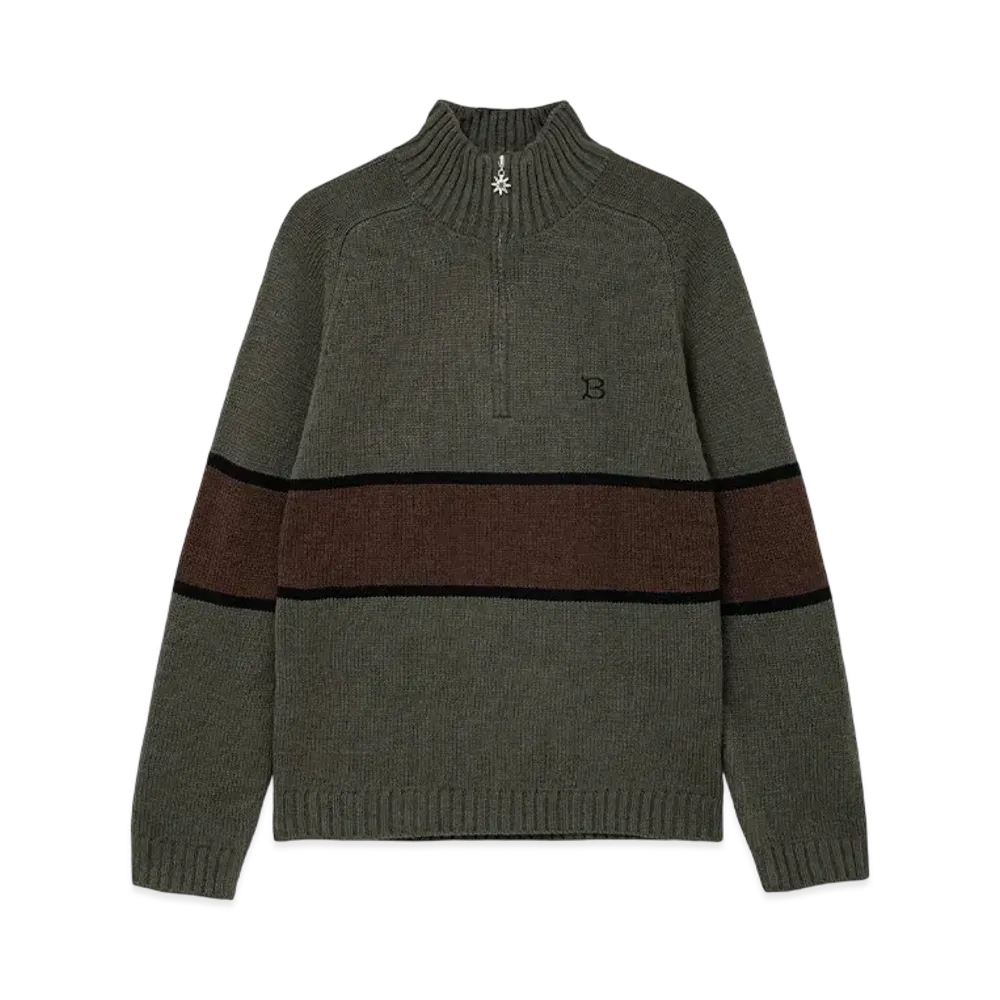 BoTT Half-Zip Drivers Knit "Olive"