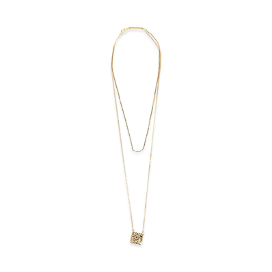 LOEWE Women's Anagram Bombe Necklace "Gold"
