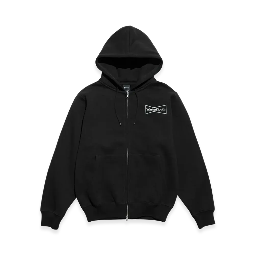 Wasted Youth DBMA Zip Sweat Hoodie "Black"