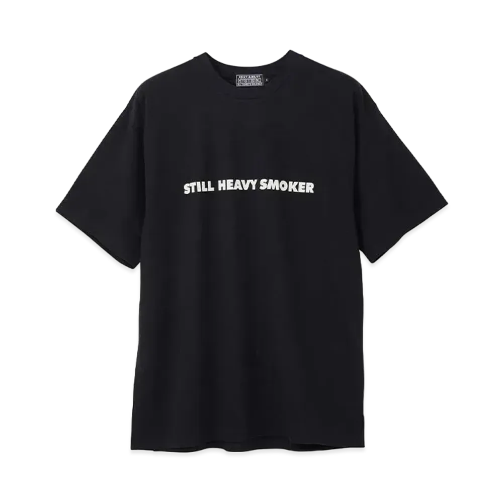 HYSTERIC GLAMOUR Still Heavy Smoker T-Shirt "Black"