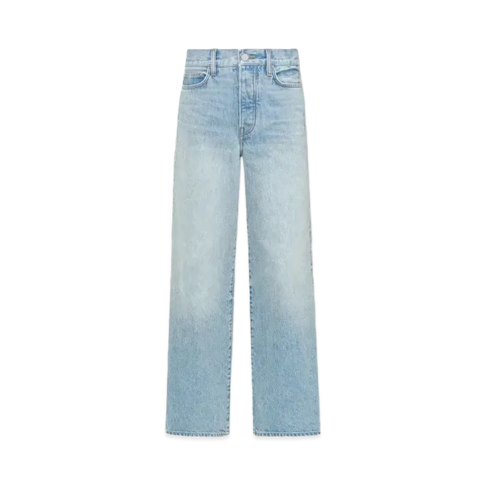 AMIRI Women'S Wide Straight Jean "True Blue"