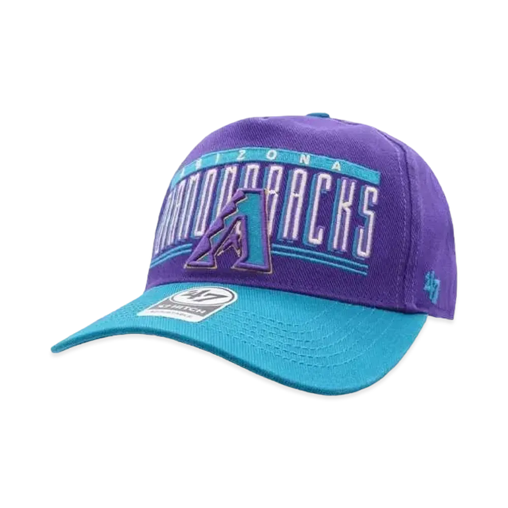 47 DIAMONDBUCKS DOUBLE HEADER BASE LINE HITCH "PURPLExDARK TEAL"