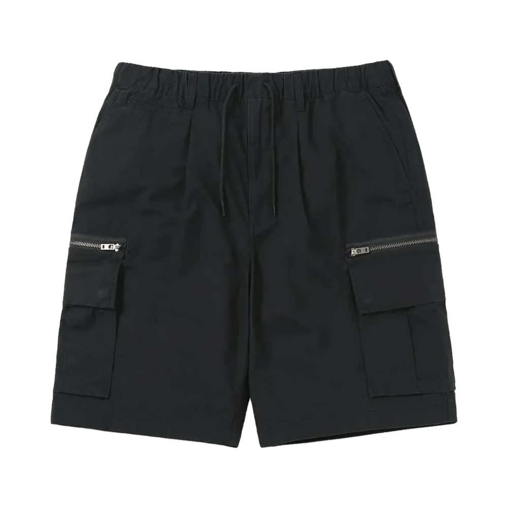 thisisneverthat Zip Cargo Short "Black"