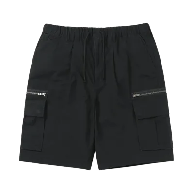 thisisneverthat Zip Cargo Short "Black"