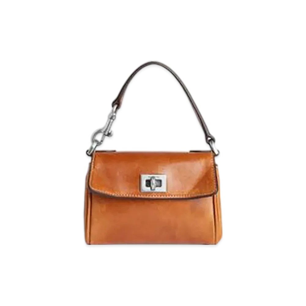 BALENCIAGA Rodeo Micro Bag Charm "Tan Cowboy"